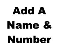 Mooresville Youth Athletics - Add A Name & Number To The Back