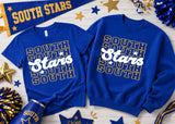 South Elementary Stars - You Choose The Shirt Style - Shirt Color is Royal Blue