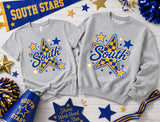 South Elementary Stars - You Choose The Shirt Style - Shirt Color is Gray