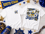 South Elementary Stars - You Choose The Shirt Style - Shirt Color is White