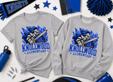 Knollwood Elementary - You Choose The Shirt Style - Shirt Color Is Gray
