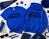 Knollwood Elementary - You Choose The Shirt Style - Shirt Color Is Royal