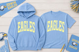 Erwin Middle School - You Choose The Shirt Style - Shirt Color is Light Blue