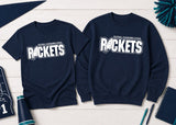 Rockwell Elementary Rockets - You Choose The Shirt Style - Shirt Color is Navy
