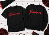 South Rowan Raiders - You Choose the Shirt Style - Shirt Color is Black