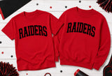 South Rowan Raiders - You Choose the Shirt Style - Shirt Color is Red