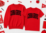 China Grove Elementary School - You Choose the Shirt Style - Shirt Color is Red