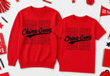 China Grove Elementary School - You Choose the Shirt Style - Shirt Color is Red