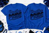 Iredell Charter School Panthers - You Choose The Shirt Style - Shirt Color is Royal