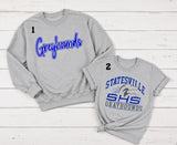 Statesville High School - You Choose The Shirt Style & Design - Shirt Color Is Gray