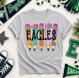 GW Carver Elementary Eagles  - You Choose the Shirt Style - Shirt Color is Gray