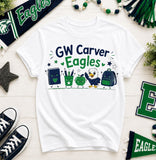 GW Carver Elementary Eagles  - You Choose the Shirt Style - Shirt Color is White
