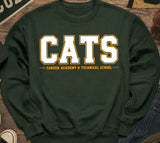 Cats Iredell-Statesville - You Choose The Shirt Style - Shirt Color Is Dark Green