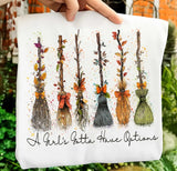 Fall Special -  A Girls Got To Have Options - August  - Shirt Color Is Cream