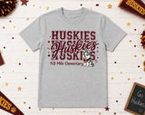 N.B Mills Elementary - You Choose the Shirt Style - Shirt Color is Gray