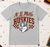 N.B Mills Elementary - You Choose the Shirt Style - Shirt Color is Gray