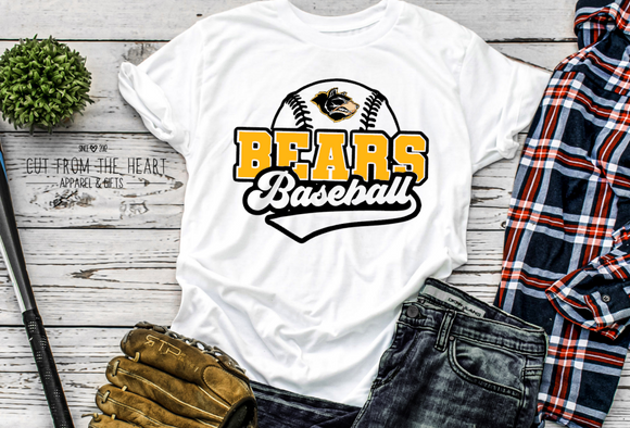 Selma Burke Bears Baseball Graphic