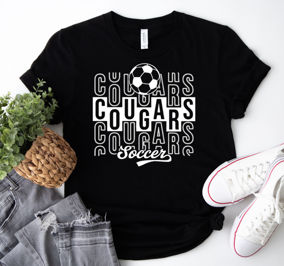Cougars Soccer - Shirt Color Is Black
