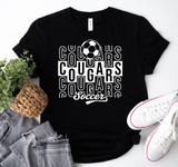 Cougars Soccer - Shirt Color Is Black