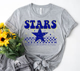 South Elementary Stars  - You Choose The Shirt Style - Gray