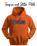 Spartans Glitter & Sequin Patch - You Choose The Shirt Style & Color