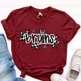 Checkered Star Mascot Design - You Choose The Shirt Style, Color & 165 Mascot Names To Choose From