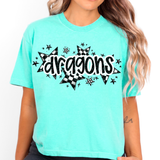 Checkered Star Mascot Design - You Choose The Shirt Style, Color & 165 Mascot Names To Choose From