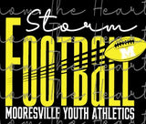 Mooresville Youth Athletics - Storm - You Choose The Shirt Style - Shirt Color Is Black