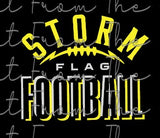 Mooresville Youth Athletics - Storm  - You Choose The Shirt Style - Shirt Color Is Black