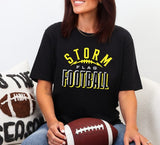 Mooresville Youth Athletics - Storm  - You Choose The Shirt Style - Shirt Color Is Black