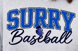 Surry Knights Baseball - You Choose the Shirt Style - Shirt Color Is Gray
