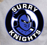 Surry Knights Baseball - You Choose the Shirt Style - Shirt Color Is Gray