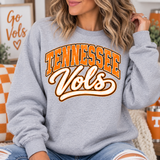 Custom Text - You Choose The Team Name & Colors  Shirt Color is Gray