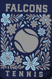West Rowan Tennis - You Choose The Shirt Style - Navy Shirt