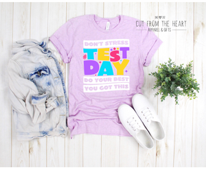 Test Day - Light Purple Shirt