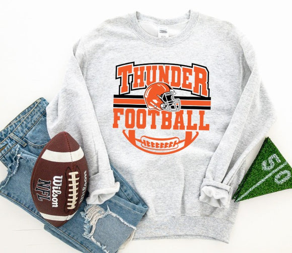 Mooresville Youth Athletics - Thunder - You Choose The Shirt Style - Shirt Color Is Gray
