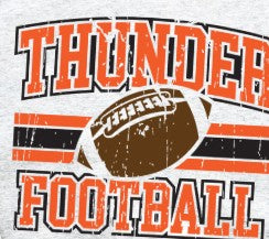 Mooresville Youth Athletics - Thunder - You Choose The Shirt Style - Shirt Color Is Gray