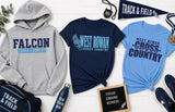 West Rowan Falcons Cross Country - You Choose The Shirt Style & Design