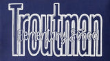 Troutman Elementary School - You Choose The Shirt Style - Shirt Color Is Navy