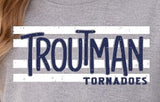 Troutman Elementary School - You Choose The Shirt Style - Shirt Color Is Gray