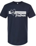 Troutman Elementary School - You Choose The Shirt Style - Shirt Color Is Navy