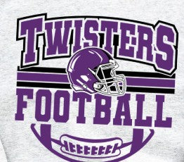 Mooresville Youth Athletics - Twisters - You Choose The Shirt Style - Shirt Color Is Gray
