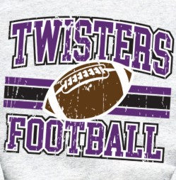 Mooresville Youth Athletics - Twisters - You Choose The Shirt Style - Shirt Color Is Gray