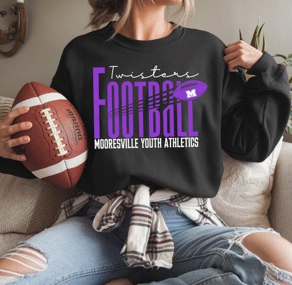 Mooresville Youth Athletics - Twisters - You Choose The Shirt Style - Shirt Color Is Black