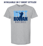 West Rowan Baseball - You Choose The Shirt Style