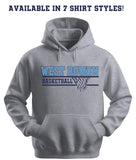 West Rowan Basketball - You Choose The Shirt Style