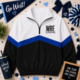 West Rowan Elementary School - Black Leopard With Royal Blue - WRE Wildcats