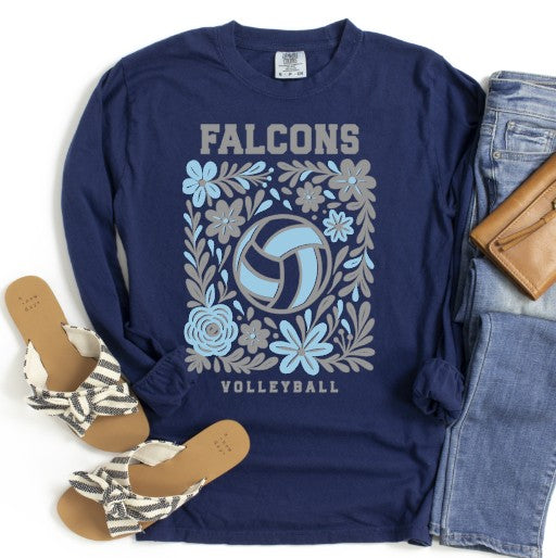 West Rowan Volleyball - You Choose The Shirt Style - Shirt Color Is Navy