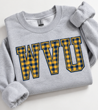 Custom Text - You Choose The Text & Text Color - Shirt Color Is Gray