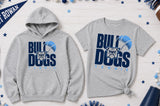 West Rowan Bulldogs Tennis - You Choose The Shirt Style - Shirt Color is Gray